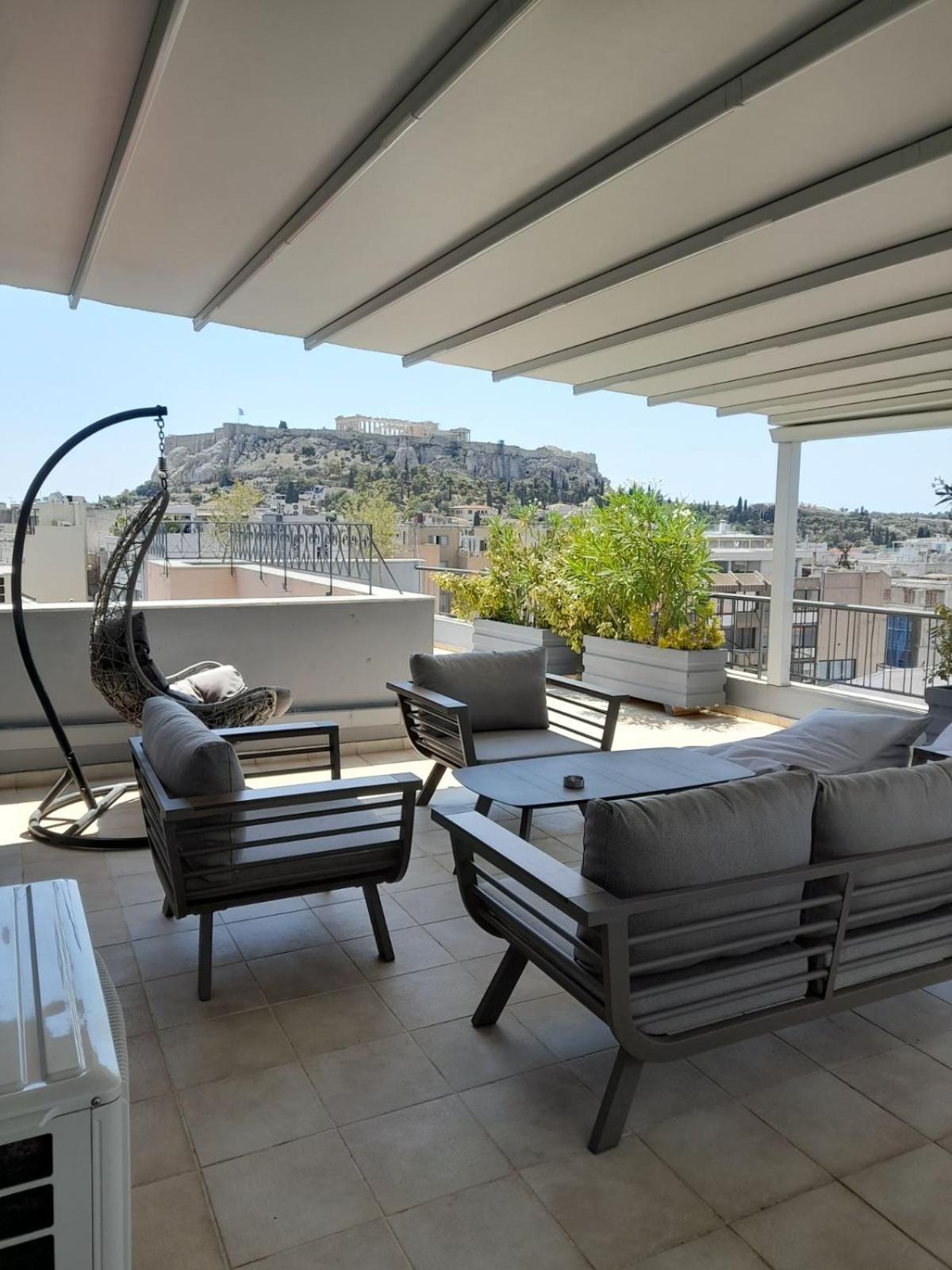 V&V Acropolis View Apartment Aten Exteriör bild