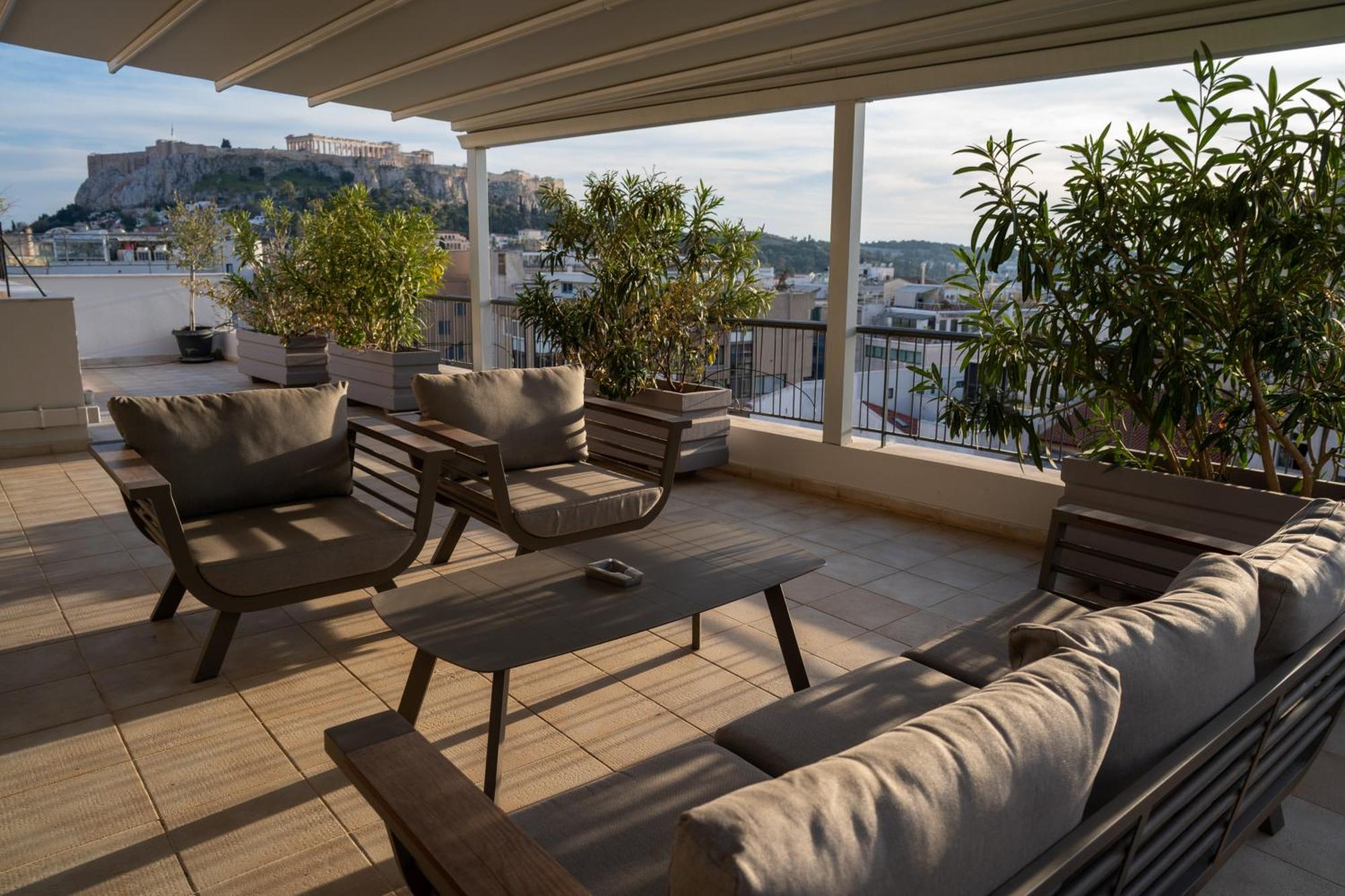 V&V Acropolis View Apartment Aten Exteriör bild